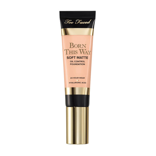 Too Faced Born This Way Soft Matte Foundation | Hydrating, Blurring, Waterproof, All-Day Oil Control Foundation that Helps Smooth Skin’s Appearance, 1 Fl Oz