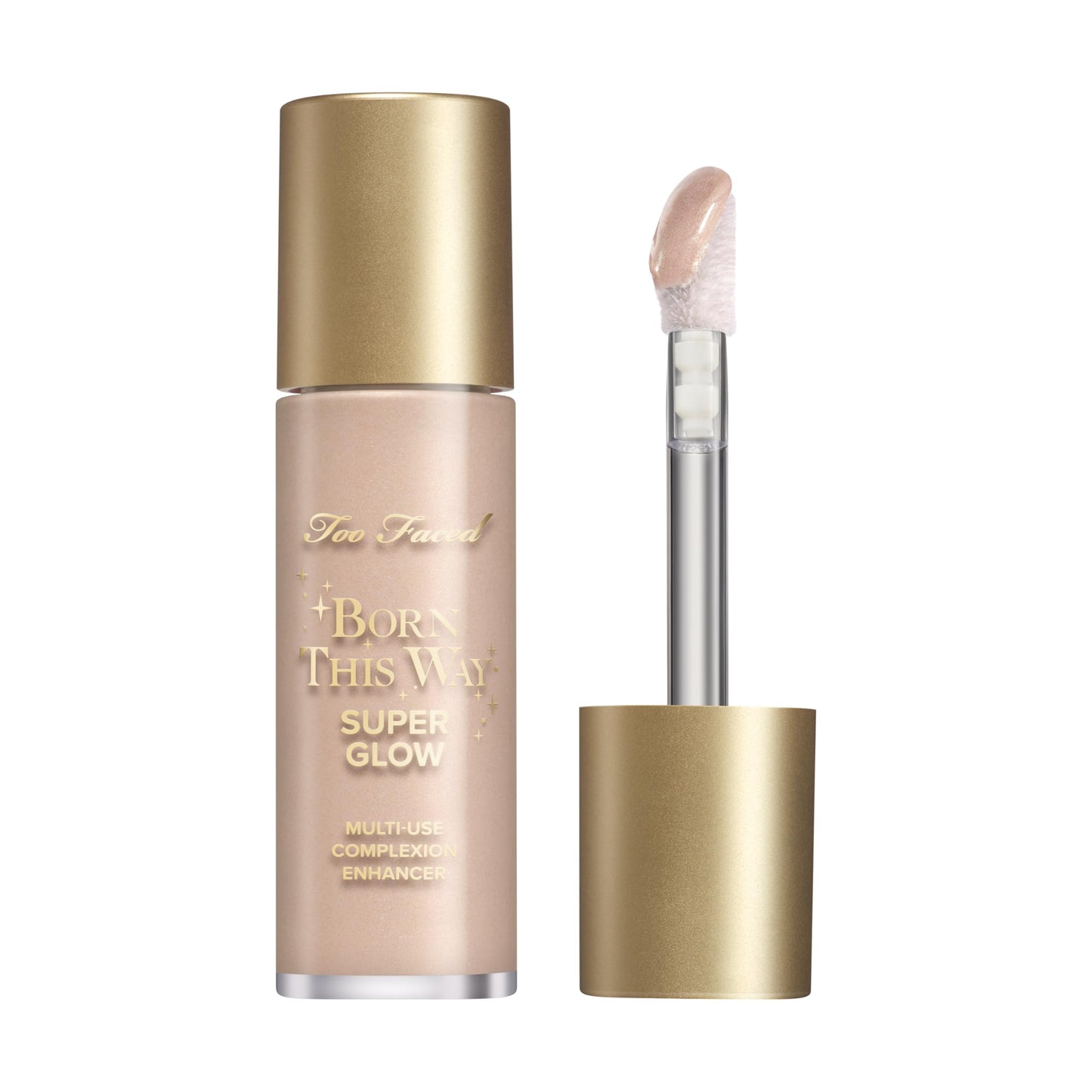 Too Faced Born This Way Super Glow Multi-Use Highlighting Skin Enhancer | Hydrating Natural Glow Gel with Radiant Finish for Illuminated Skin | Non-Greasy + Blendable