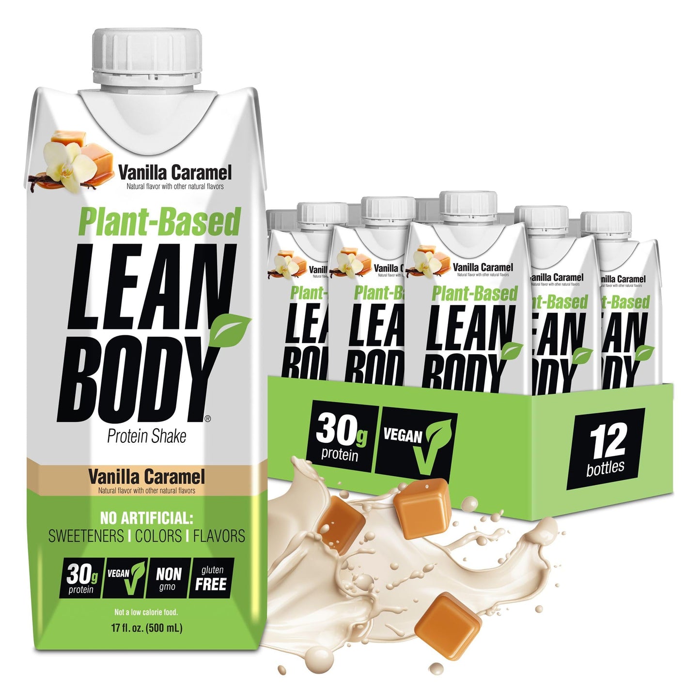 LABRADA Lean Body Ready-to-Drink Orange Creamsicle Protein Shake, 40g Protein, Whey Blend, 0 Sugar, Gluten Free, 22 Vitamins & Minerals, 17 Fl Oz (Pack of 12)