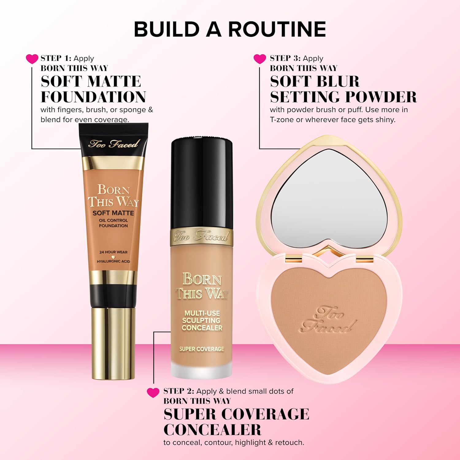 Too Faced Born This Way Soft Matte Foundation | Hydrating, Blurring, Waterproof, All-Day Oil Control Foundation that Helps Smooth Skin’s Appearance, 1 Fl Oz