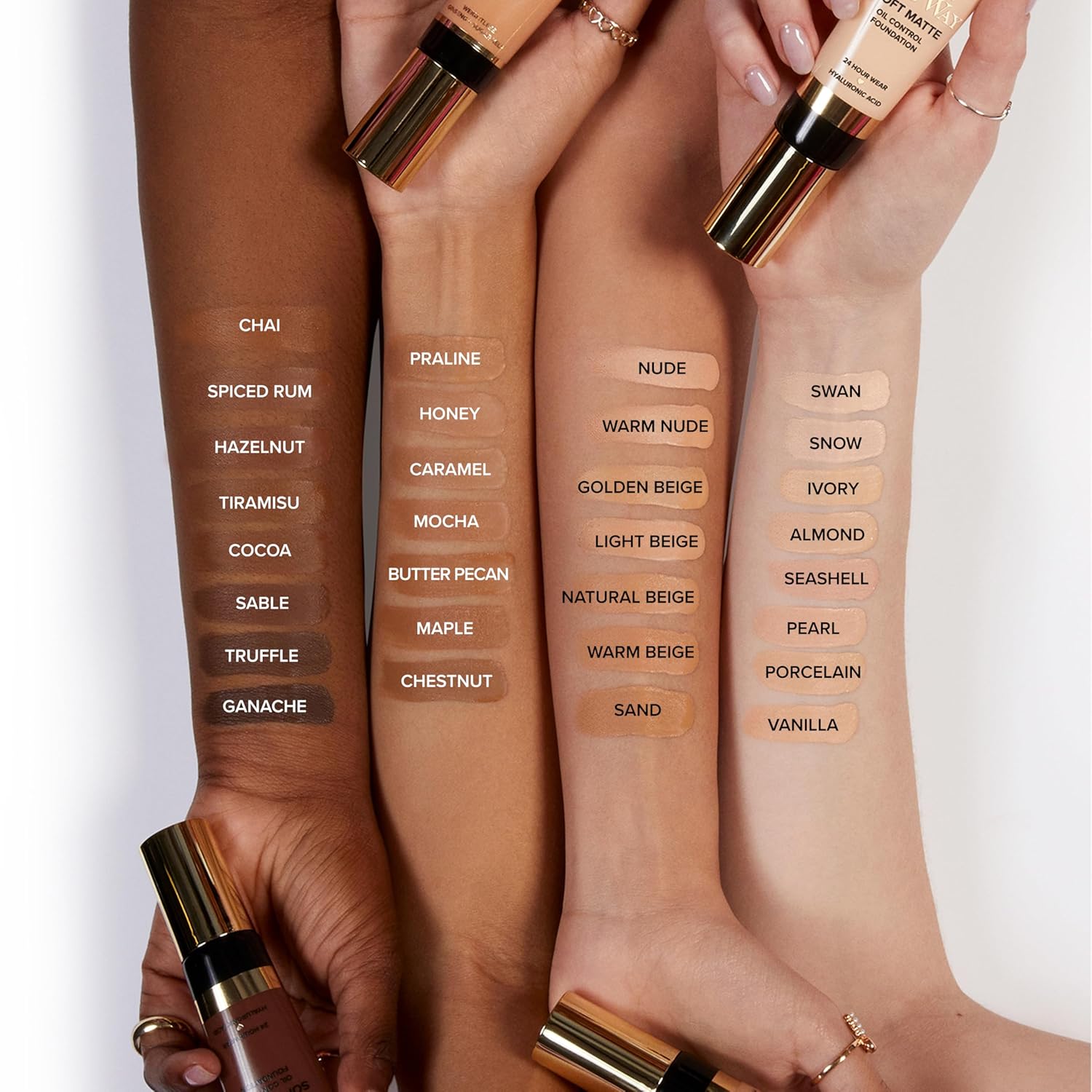 Too Faced Born This Way Soft Matte Foundation | Hydrating, Blurring, Waterproof, All-Day Oil Control Foundation that Helps Smooth Skin’s Appearance, 1 Fl Oz